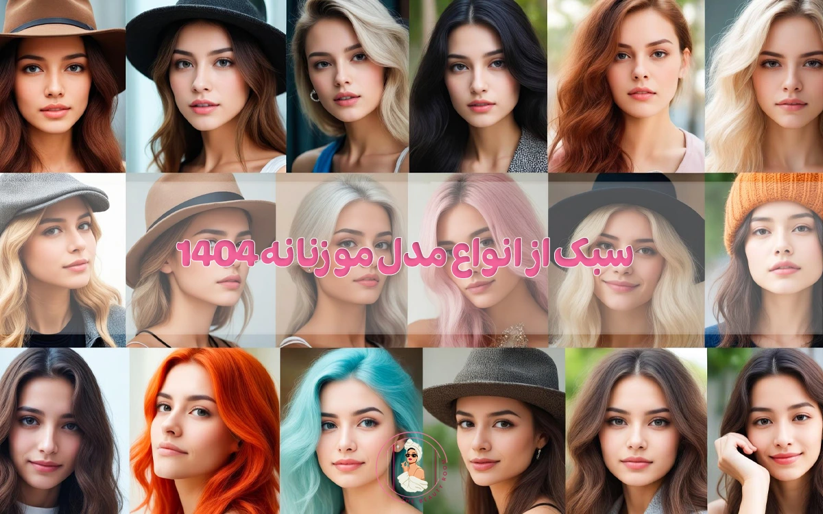 10 سبک از انواع مدل مو زنانه 1404!