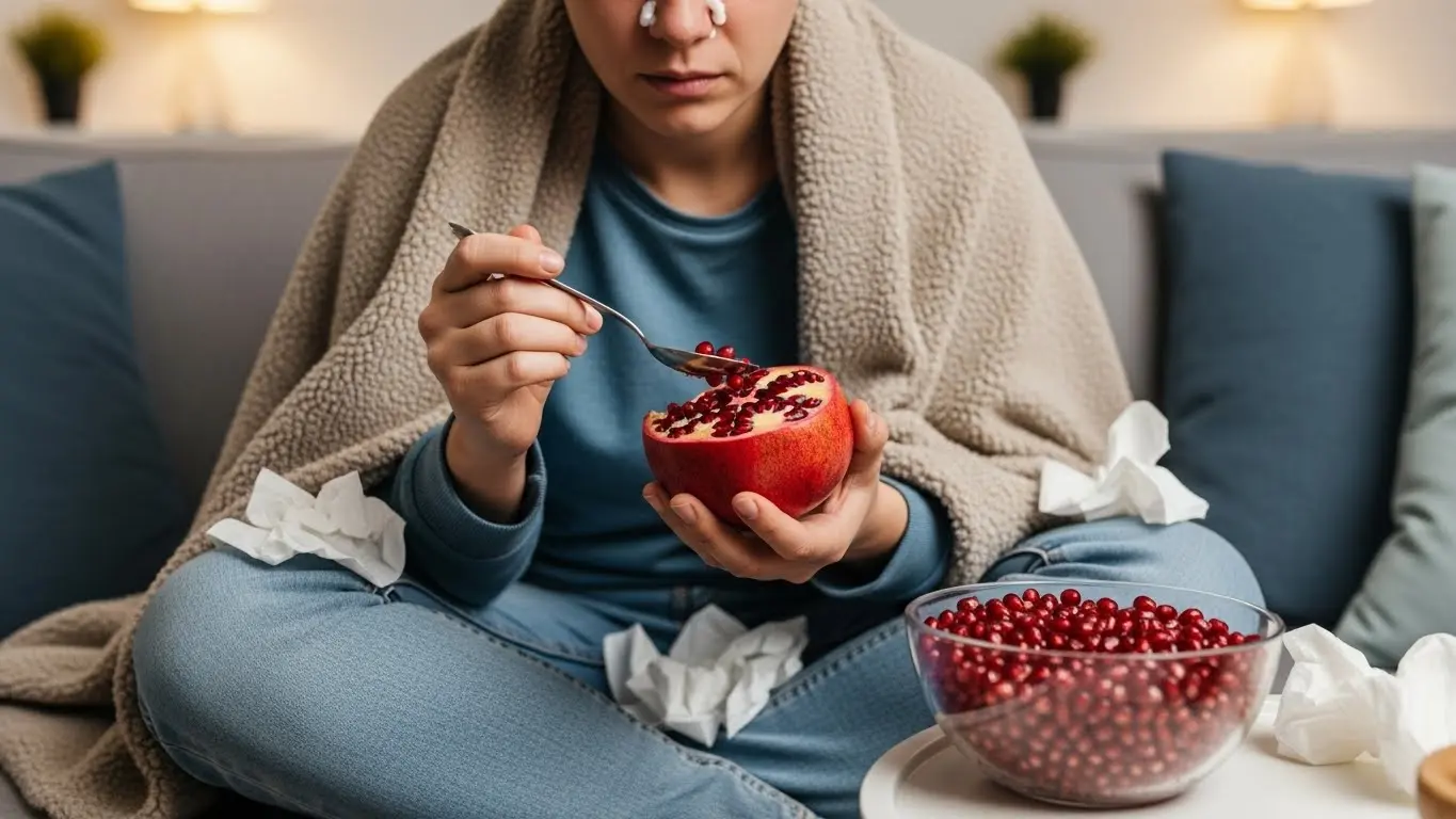 خواص انار در دوران سرماخوردگی