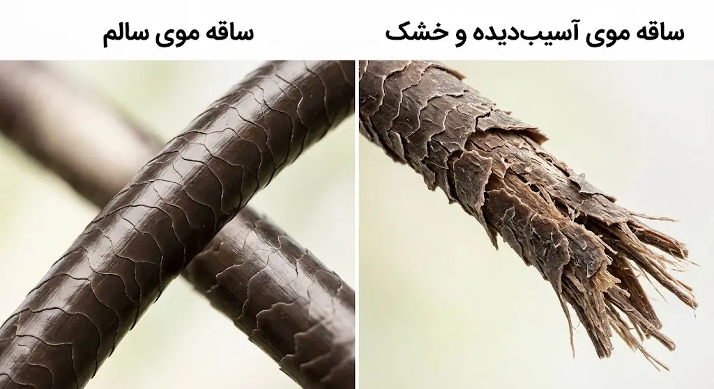 غذای مفید رشد سریع مو